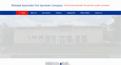 Desktop Screenshot of midwestfiresprinkler.com