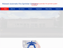 Tablet Screenshot of midwestfiresprinkler.com